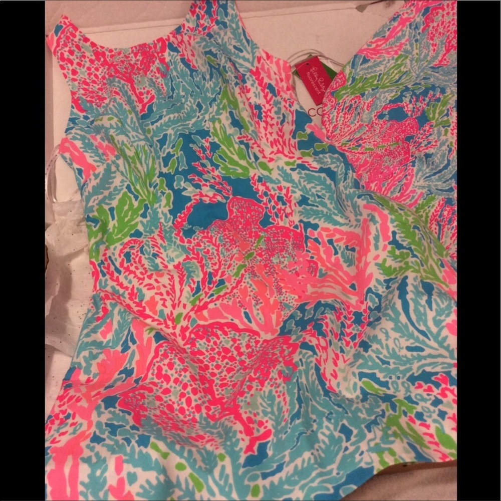 Lilly Pulitzer Delia Shift Lets Cha Cha Holy Grail - Picture 5 of 6